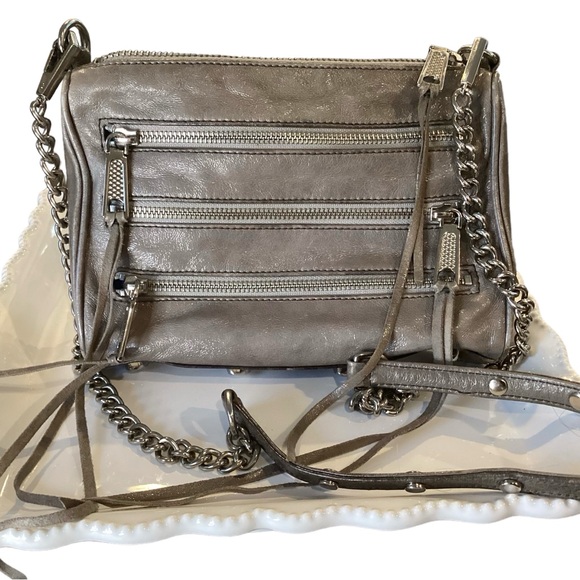 🌸Rebecca Minkoff Multi Zip Bag - Picture 1 of 9